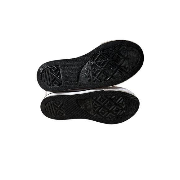 Converse all star chuck taylor high tops youth size 13 purple pink shiny. - Picture 5 of 7